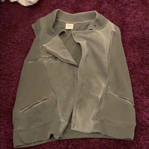 A&F Forest Green cloth vest